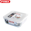 תבנית פיירקס 850 מיל PYREX עם מכסה פלסטיק