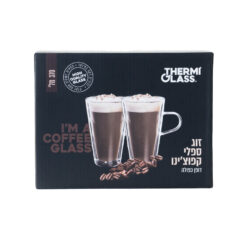 זוג ספלי קפוצינו