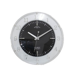 שעון קיר דגם סקין שחור ולבן